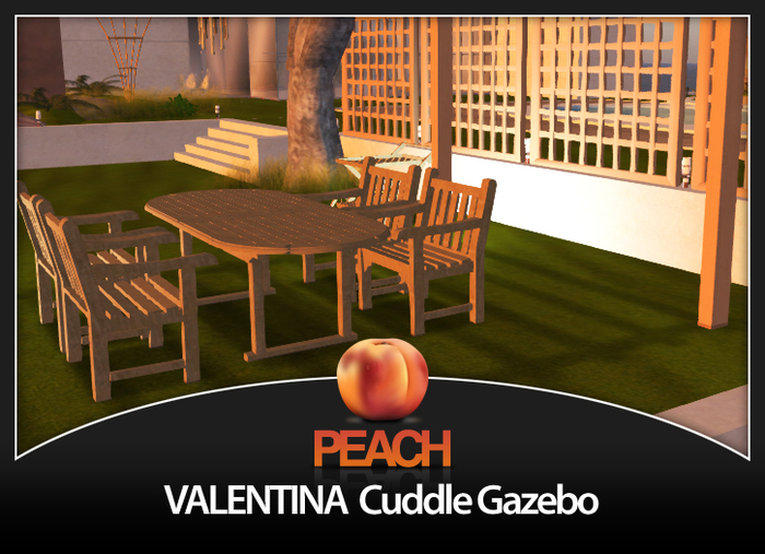 Peach Valentina Cuddle Gazebo