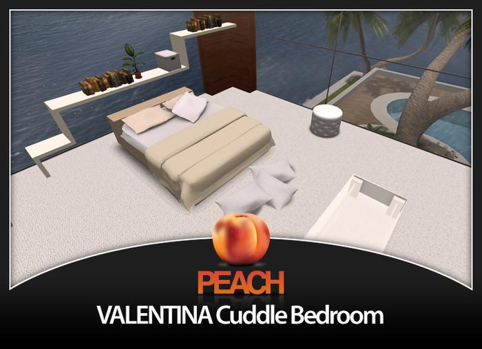 Peach Valentina Cuddle Bedroom