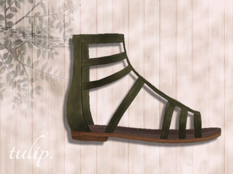 olive gladiator sandals