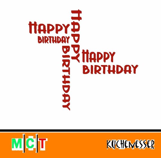 Happy Birthday plate @ 4