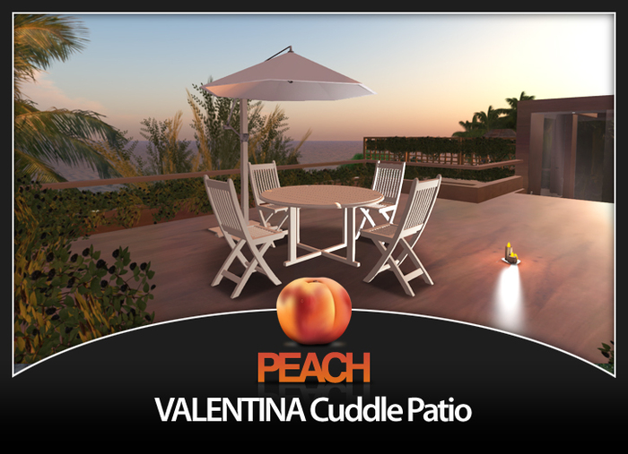 Peach Valentina Cuddle Patio