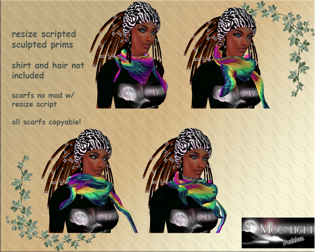 *Moonlight Fashion* Hipp Scarf/w resize script