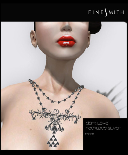 darklove necklace silver