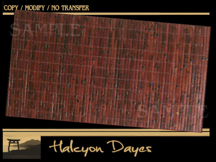 Carpette de laine ocre et rouille