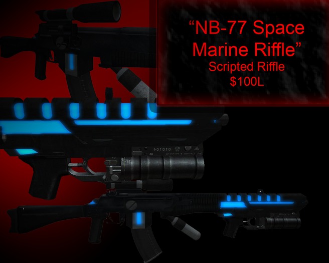 NB-77 Space Marine Blaster Riffle