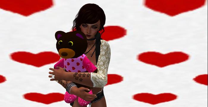 Huggable Valentines Day Bear