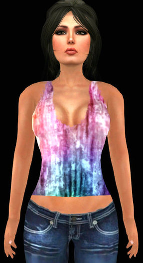 Grunge Rainbow Tank Top 1
