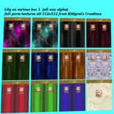 Lily on various 1 box