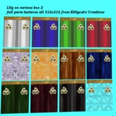 White Lily on various 2 box