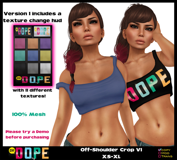 [Off Shoulder Crops V1]