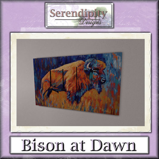Serendipity Designs - Bison at Sunset
