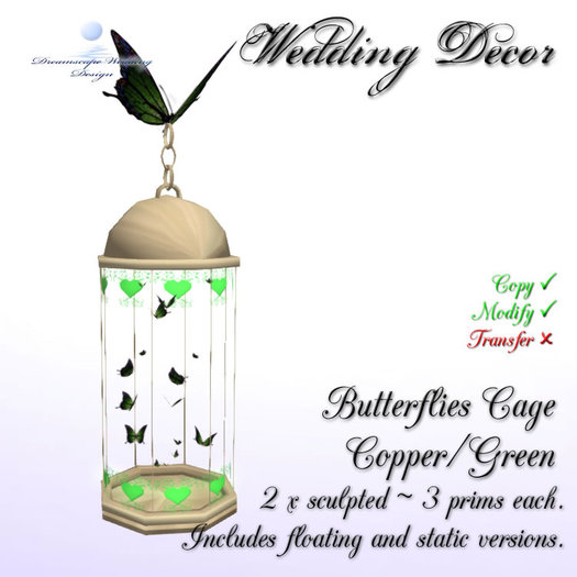 Butterflies Cage - Copper/Orange [Boxed]