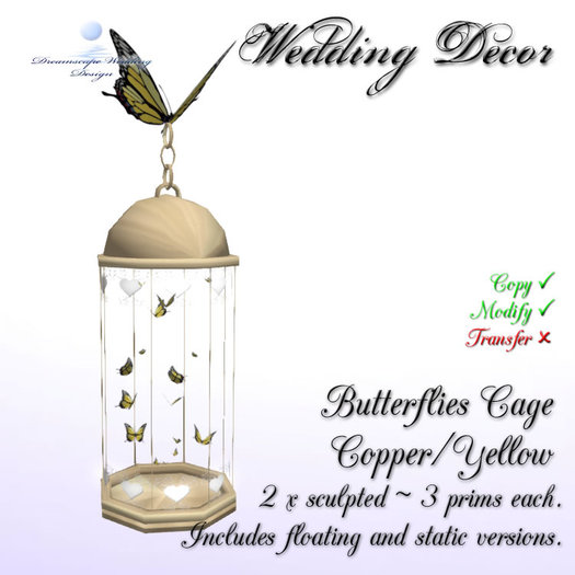 Butterflies Cage - Copper/Orange [Boxed]