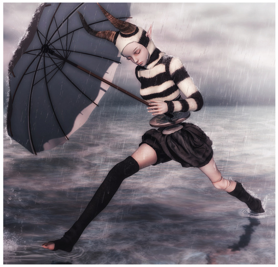 [P] Running in the rain Pose Box (wear me)