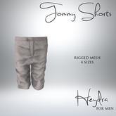HEYDRA Tommy Silver Shorts