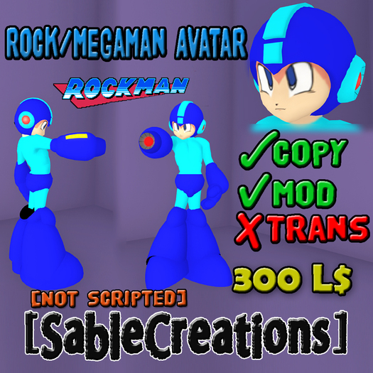 Rock/Megaman Avatar [Sable Creations] 