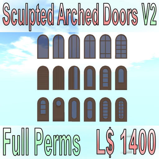 Sculpted Arched doors V2