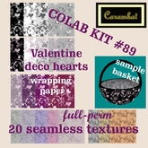 Caramba Colab Kit #89 - Valentine wrappingpaper