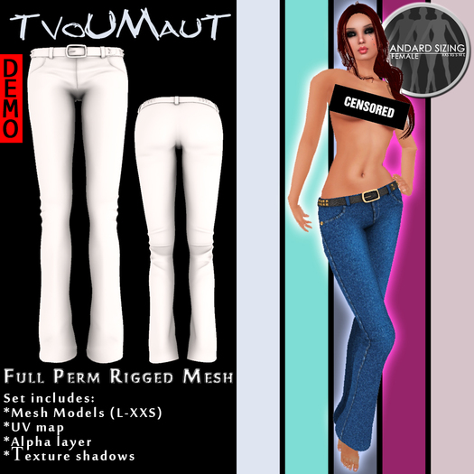 DEMO_Jeans_ (Full Perm/Rigged Mesh)