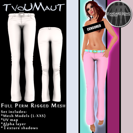 Jeans  (Full Perm/Rigged Mesh)