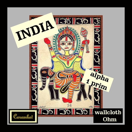 India - Ohm wallcloth