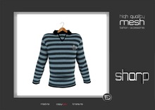  sharp by [ZD] - MESH - "Johnny" Striped Sweater