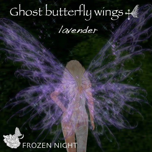 FN*ghost butterfly wings [lavender]