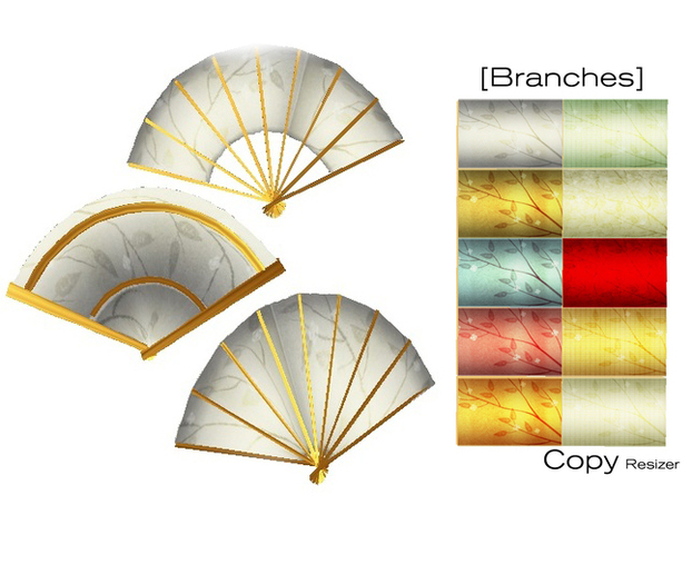[ity.] China - Fan Branches (3 pack 10 textures)