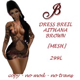 VESTIDO BREIL AITHANA BROWN