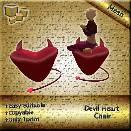 *CubeFactory* Devilheart Chair 