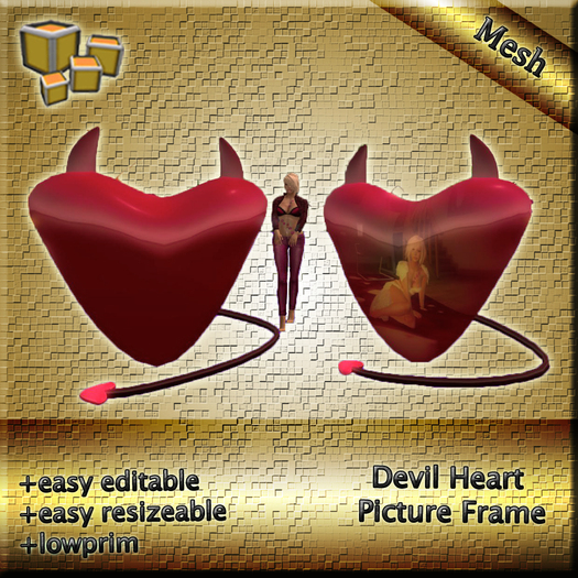 *CubeFactory* Devilheart Picture Frame 