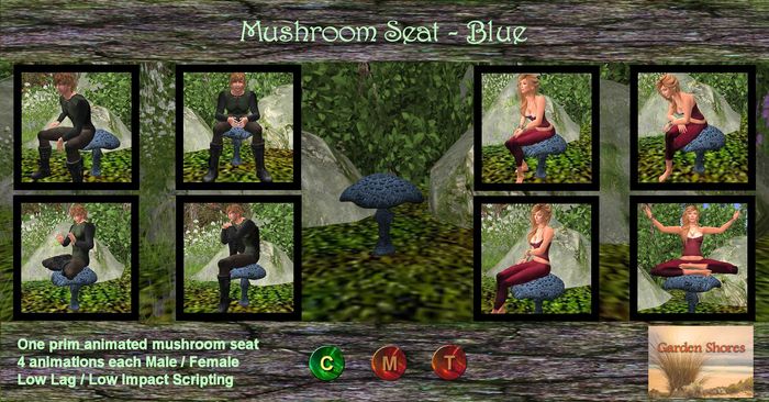 Mushroom Seat Red