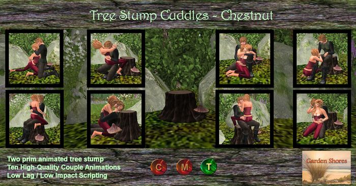 Tree Stump Cuddles - Chestnut
