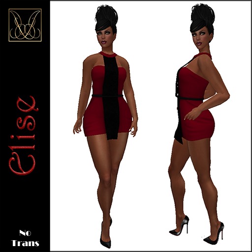 JCD Elise Black Mesh Dress (bagged)