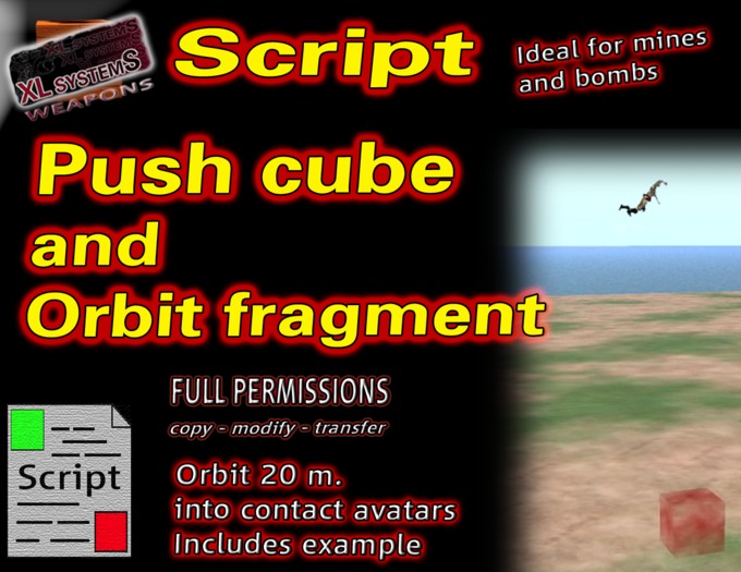 Script Push cube and Orbit fragment