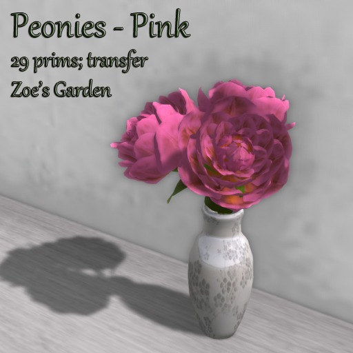 *ZG* Peonies - Pink