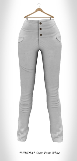*MIMOSA*  Cakie High Pants White