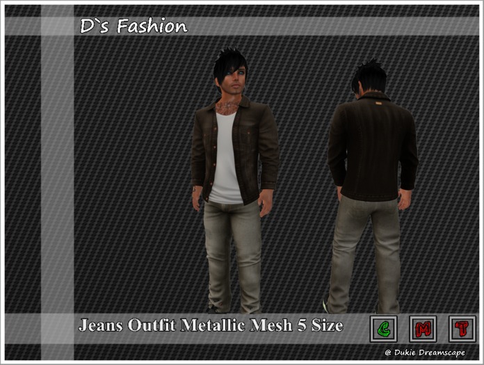 Jeans Outfit Metallic