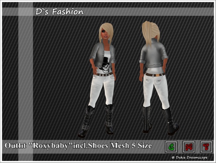 Outfit Roxybaby Grey-GreySkull