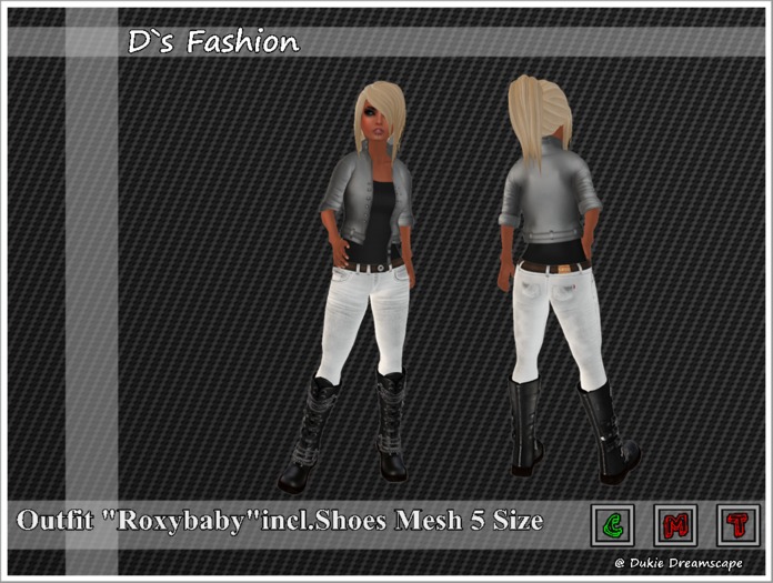 Outfit Roxybaby Grey-Black