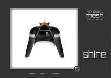 shine by [ZD] - MESH - "Portia" Short Biker Jacket