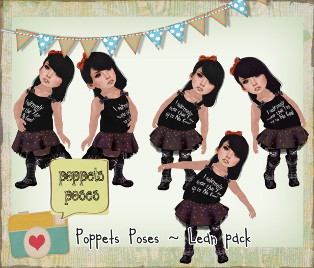 {poppets poses} Lean pack