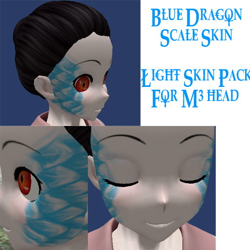 ~Indigo Fanservices~ Light Pack Blue Scale Skins