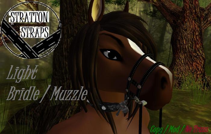 ~Stratton Straps~ Equine Bridle/Muzzle