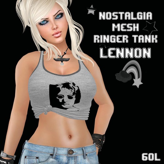 Souled Out Nostalgia Ringer Tank LENNON