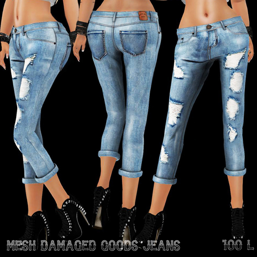 Souled Out Damaged Goods Jeans Mesh