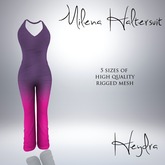HEYDRA Milena Haltersuit Purple Pink