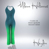 HEYDRA Milena Haltersuit Teal Green