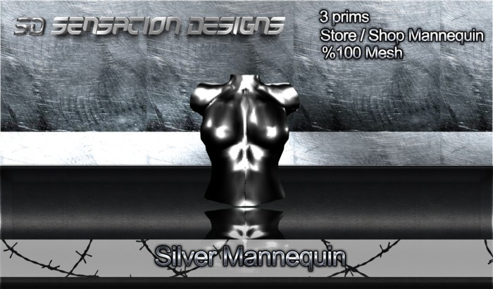 *SD* Female_Mesh_Mannequin_Silver
