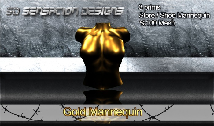 *SD* Female_Mesh_Sculpt_Gold